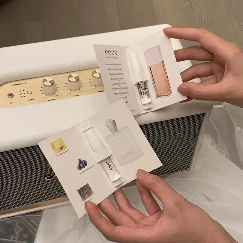Cosmetic Sample Packaging Card Paper Card Perfume Holder Paper Card