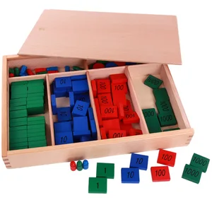 Montessori Teaching AIDS Digital Calculation Toys Stamp Games and Montessori Infant and Toddler Development Enlightenment
