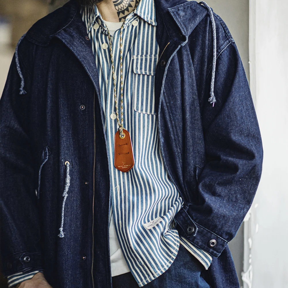 High-Quality Maden Men Trench Coat M51 Camouflage Hooded Parkas