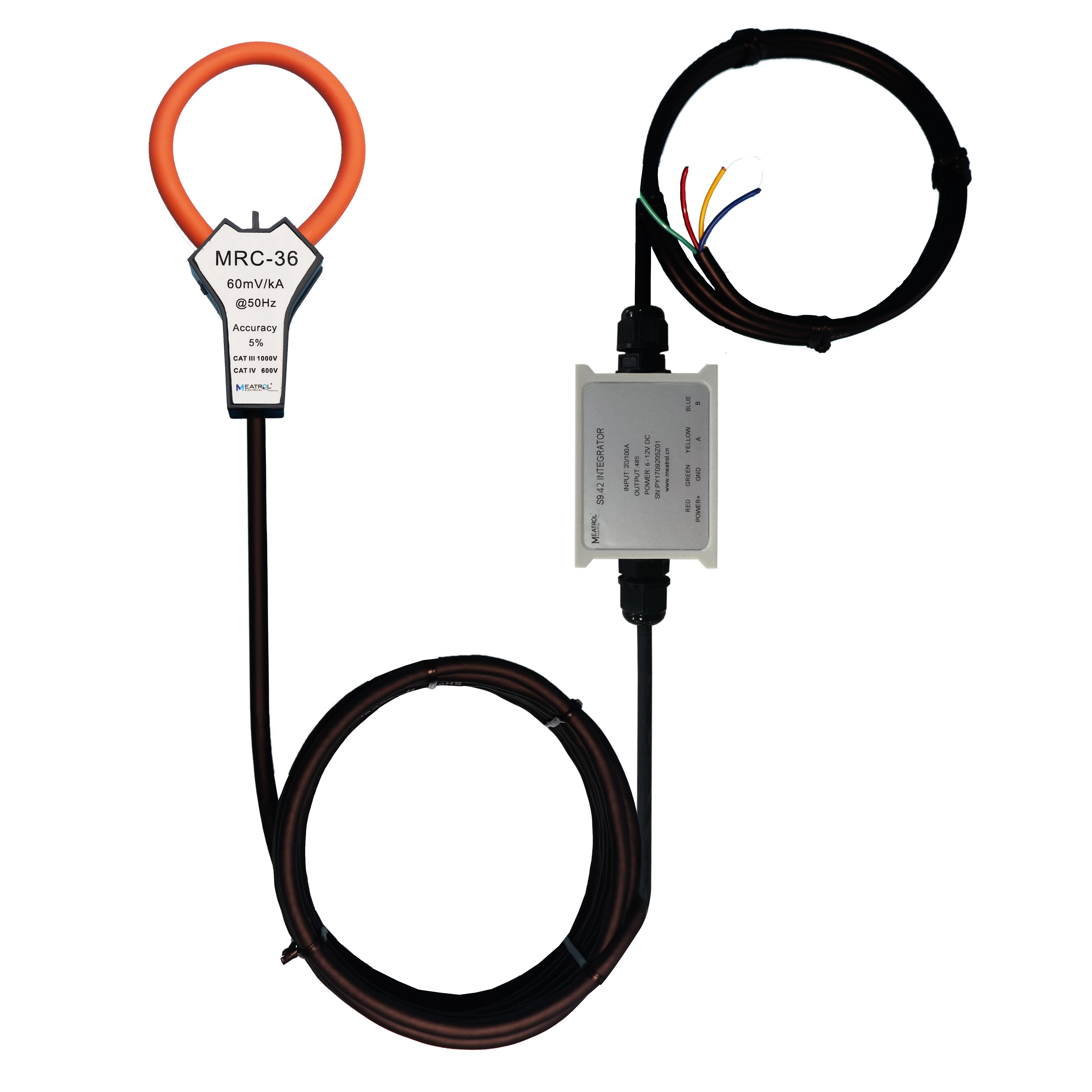 Modbus RTU RS485 Promotion Current Transducer Flexible clamp sensor Rogowski Coil Sensor