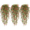 Red Eucalyptus Camellia Wall Hanging