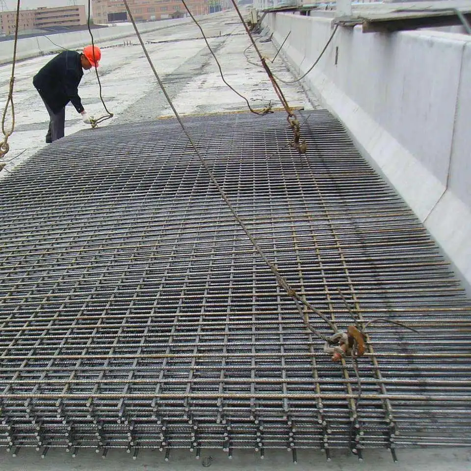 product hot sale reinforcing concrete panel steel bar f72 f82 rebar welded mesh 58x22m with bending cutting punching services-4