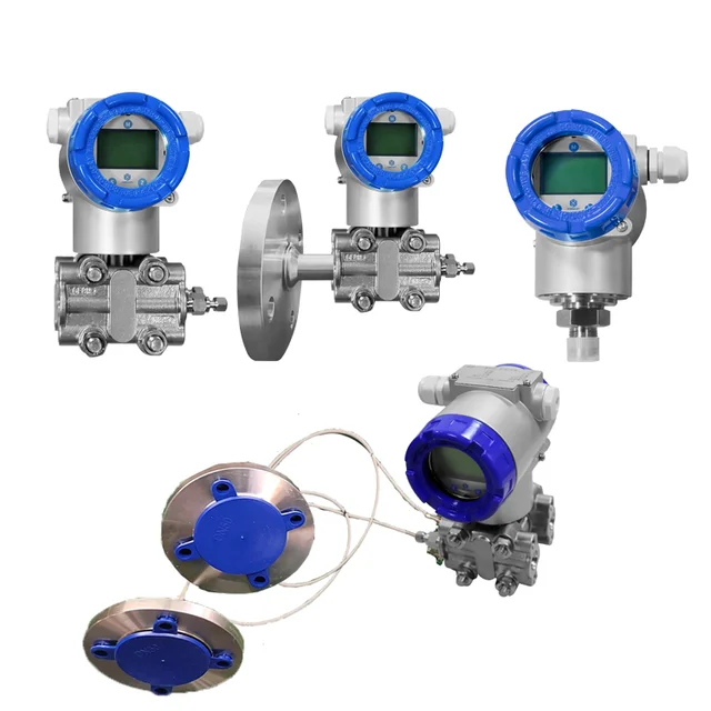 4-20mA  output HART silicon core digital differential pressure transmitter for industry gas liquid water pressure transmitter