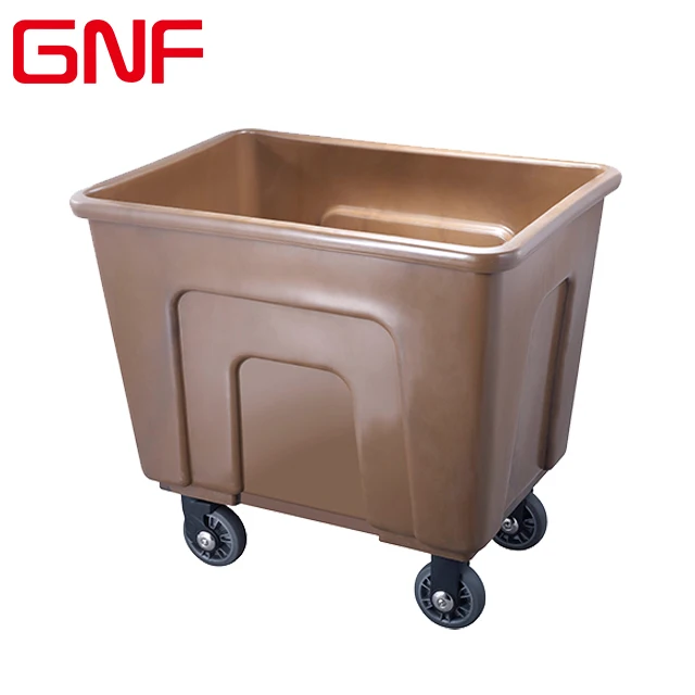 Пластиковая сверхпрочная тележка для белья GNF льняная уборки обслуживания отеля