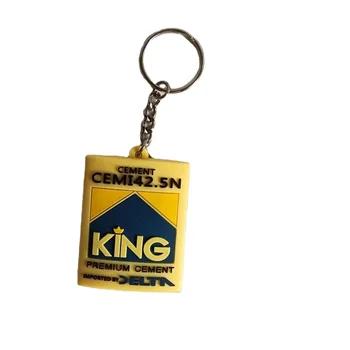 low moq newest king factory  cheap price car logo  pvc keychain  with custom design for  event