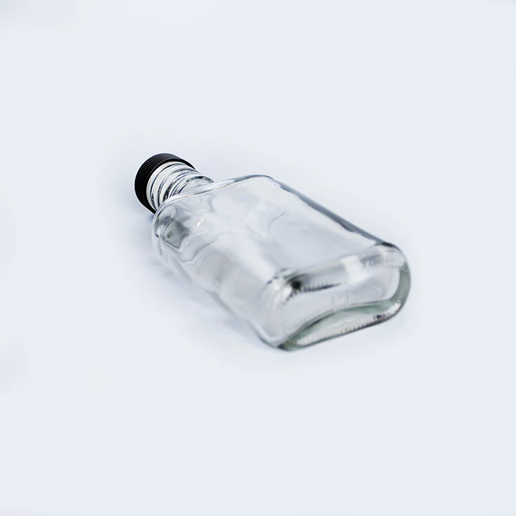 Custom Design 200ml Hip Flask Glass Bottles for Brewed Coffee Drinking
