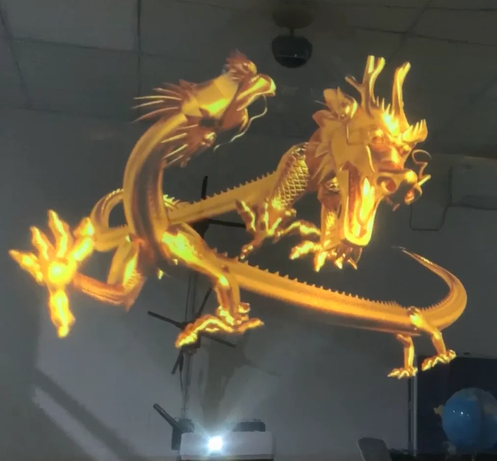 360 Degree 3D Holographic Projector Screen Hologram Mesh Screen for Big Show