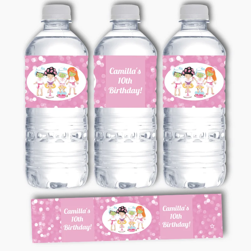 Custom Adhesive Waterproof Bottle Label Printing Clear Transparent ...
