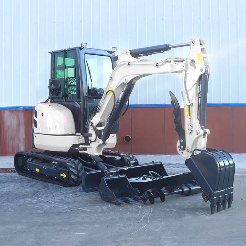 Lille Excavator EPA Motor 1.5 Ton Crawler Mikro Digger 1 Ton 2 Ton Hydraulisk Landbrug Mini Excavator til salg