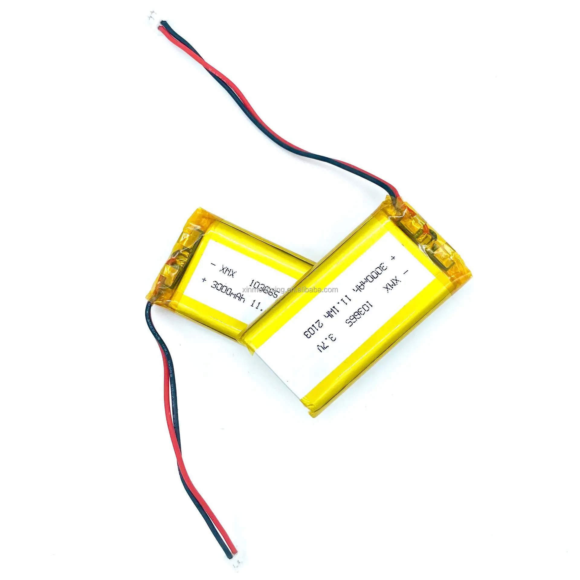 3.7V 103665 XMX Li-Ion Polymer Battery Pack High Capacity 3000mah 11.1wh Used for Hand Warmer Walkie-talkie Wireless 3.7V 103665 XMX Li-Ion Polymer Battery Pack High Capacity 3000mah 11.1wh Used for Hand Warmer Walkie-talkie Wireless