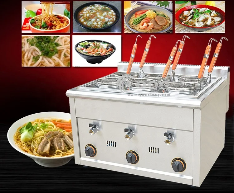 Used Fast Heating Tabletop Gas Pasta Boiler Machine Noodle Cooking Warmer for Sale-for Pasta & Noodle Cooking