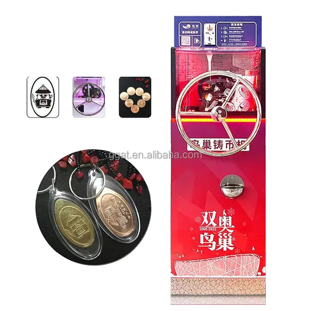 Tourist DIY Souvenir Coin Press  Machine Museum Penny Press Souvenir Coin  Machine for Sales