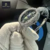 diamond silver green