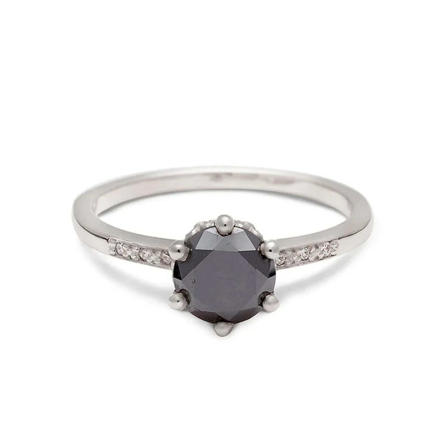 Harga Berlian Hitam Black Real Diamond Carat Black Diamond Ring