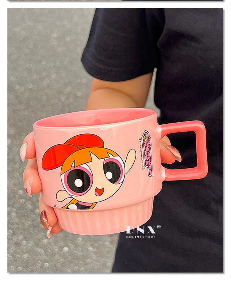Powerpuff Girls Ceramic Cup Set Stacking Cups 4-Piece