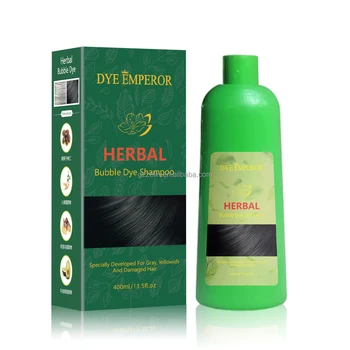 DYE EMPEROR Factory Wholesale Two in One 5 Minutes Fast Hair Dye Shampoo Hair Color Dye Shampoo