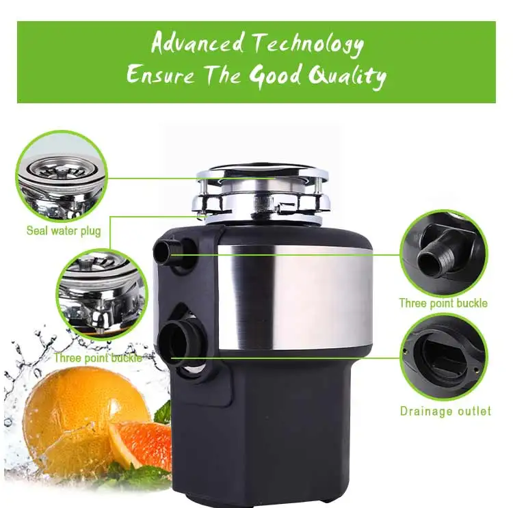 Machine Powerful Food Waste Paddle Depacker Disposer Food Waste