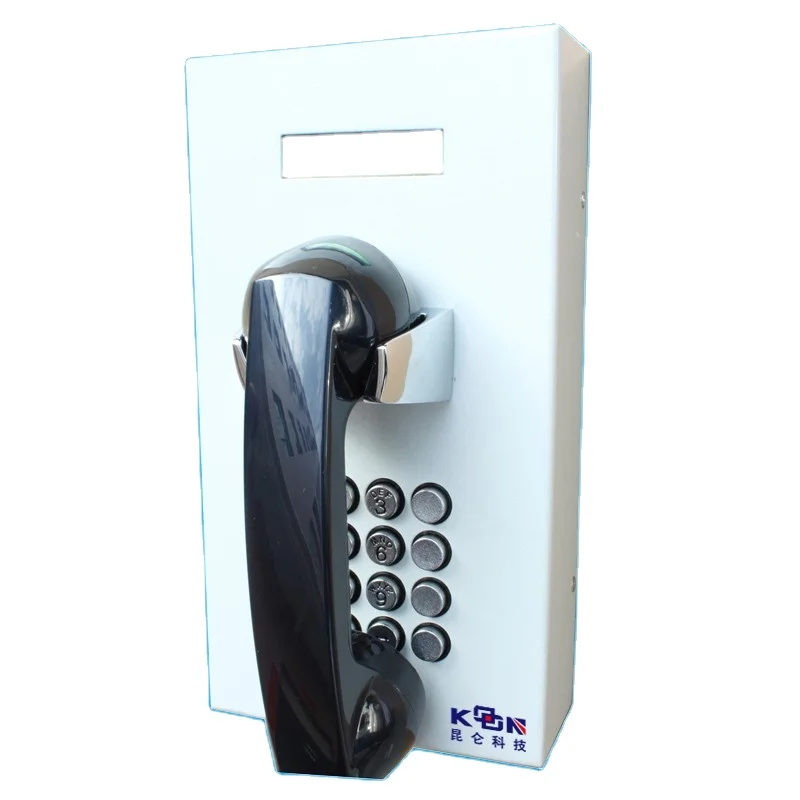 Vandal-Proof VoIP IP55 Dial Speed Emergency Button Dust-Proof SIP Jail Phone Corded Telephone