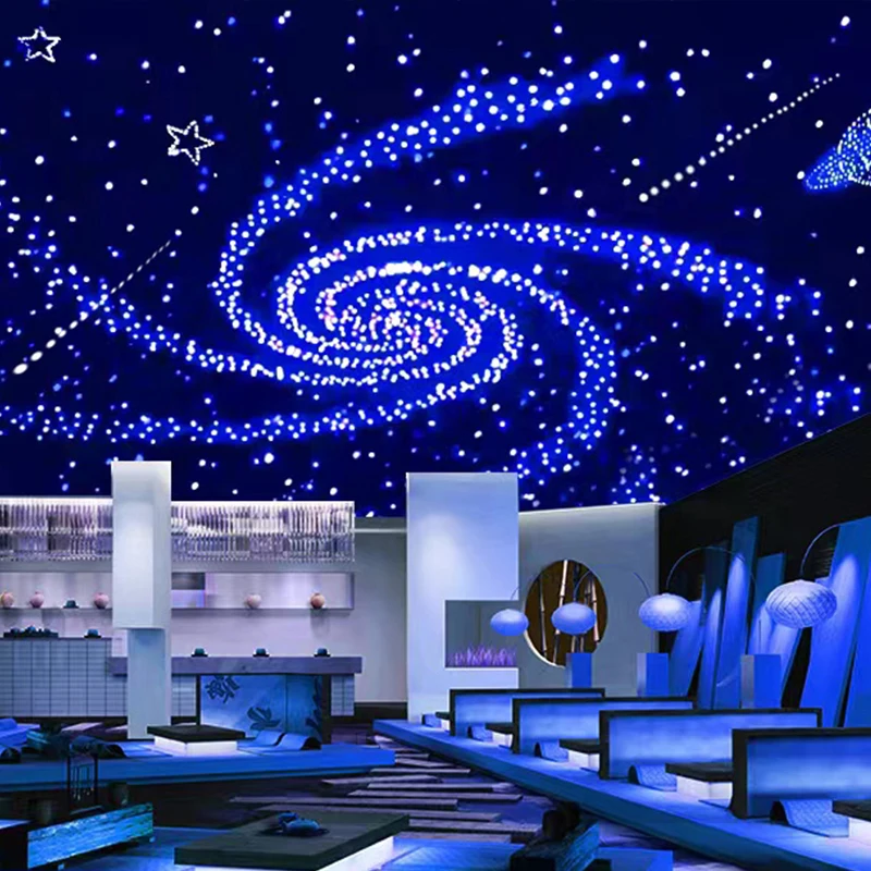 Acoustic Suspended Ceiling Star Digital Printing Polyester Ceiling PET Fiber Acoustic Panel Acoustic Wall and Ceiling Board