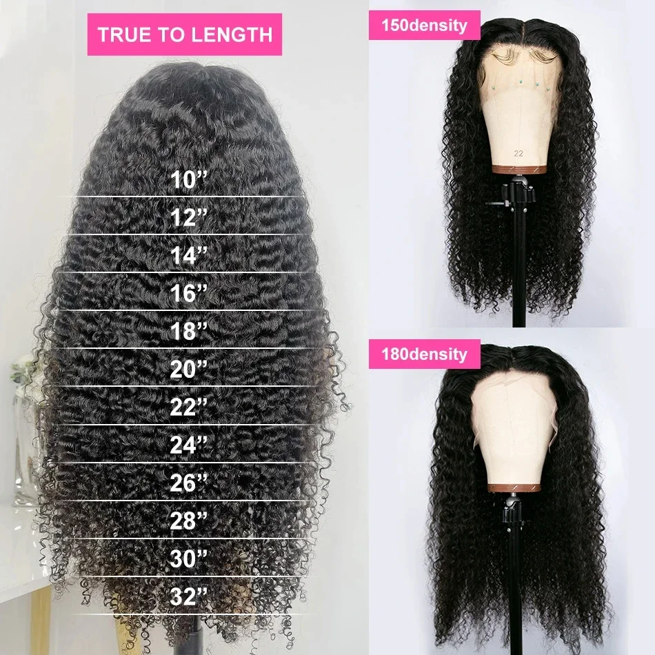 Lockige Deep Wave Lace Front Perücke Aus Echthaar Für Damen_voghion.com