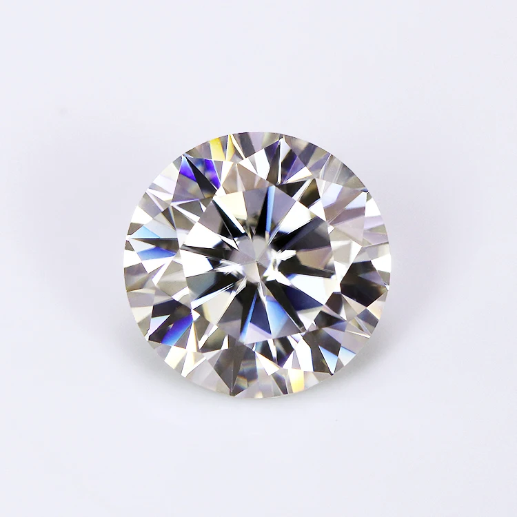 Loose Moissanite 1.0ct Carat 6.5mm GH Color Round Brilliant Cut VVS1