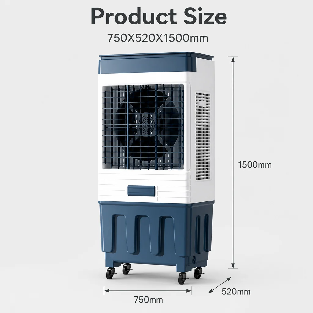 Evaporative Portable Air Cooler, 30000M3, Electric - detail 26