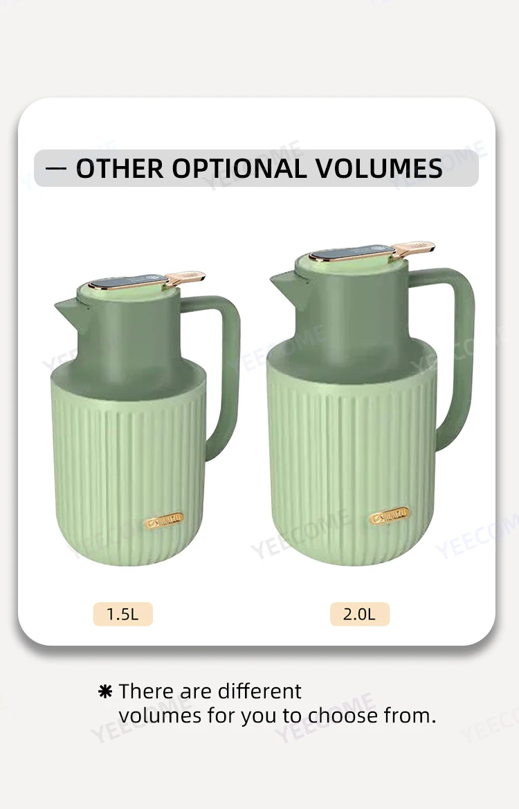 Shimizu Custom Logo Plastic Vacuum Flask Set Vacuum Flask Glass 1.5l