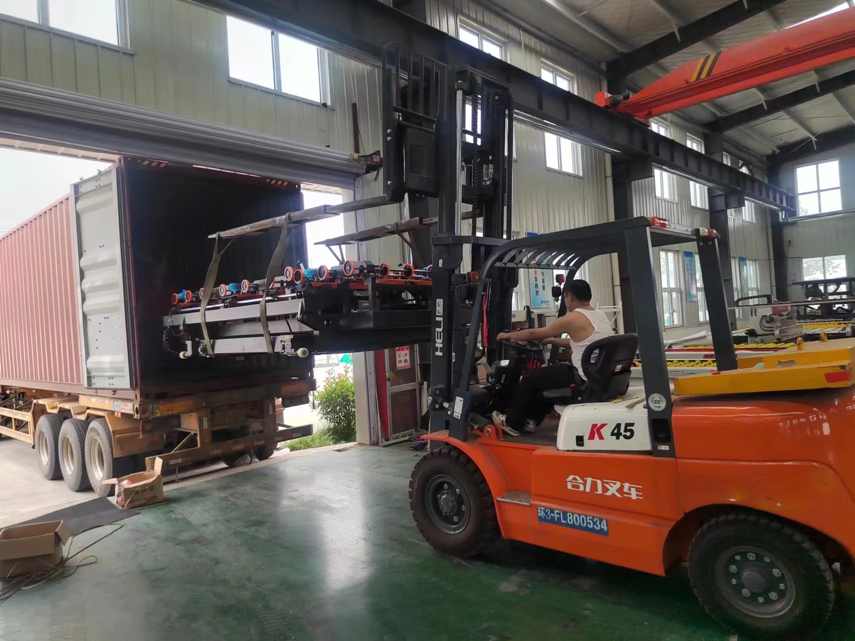 3829 CNC Glass Cutting Line with Low-E Automatic Film Removal Featuring Core Motor Engine & PLC Components