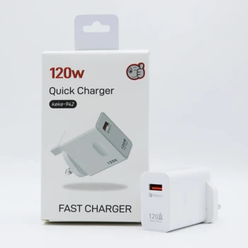 Wholesale 120W EU Fast Wall Charger Android Mobile Phones USB Charging Station Power Strip Adapter QC Chargers Adapters