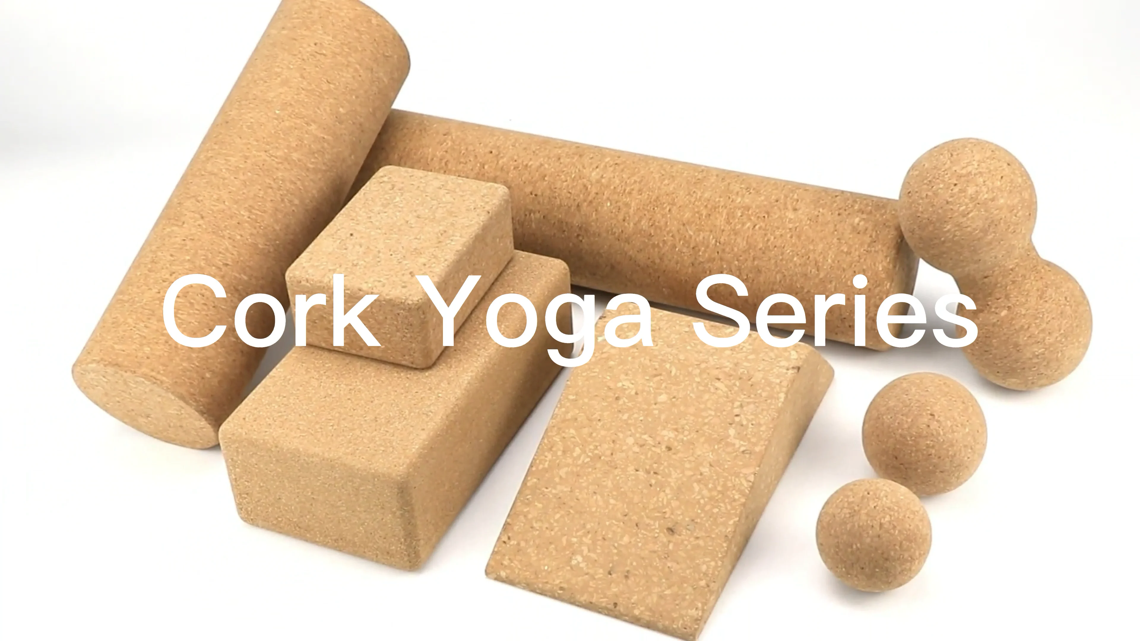 Wholesale On Stock Ecofriendly Cork Yoga Ball For Daily Exercise Round