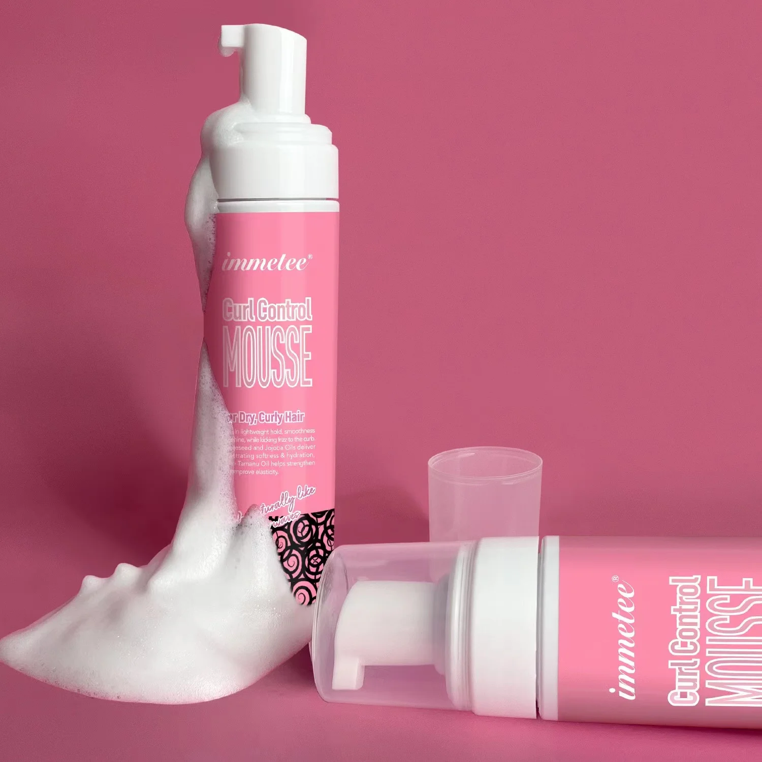 Hair Mousse Styling Foam Anti Frizz Strong Fast Styling Lasting Ladies