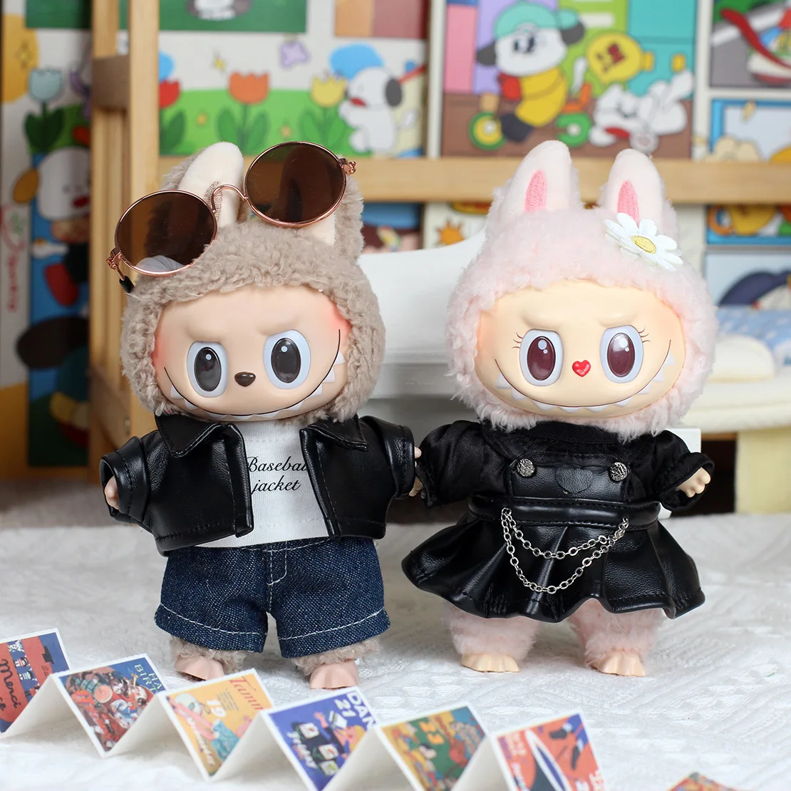 Kpop Idol Doll Clothes Set: Cute Sweater & Hat Outfit For 15-17cm Dolls - Labubu, Exo Inspired - Adorable Doll Accessories Gift! From Doll Accessories - Price 10.88