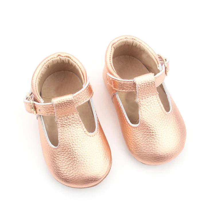 Wholesale Girls Baby Soft Sole T-bar Shoes kids Toddler Newborn Baby Dress Shoes