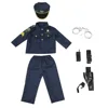 Set da 8 pezzi ricamato nero