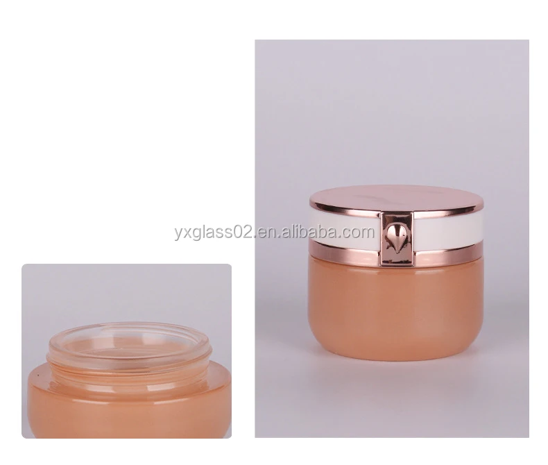 Factory custom 30g50g50ml100ml120ml manufacturer skincare packaging cosmetic luxury glass container set factory