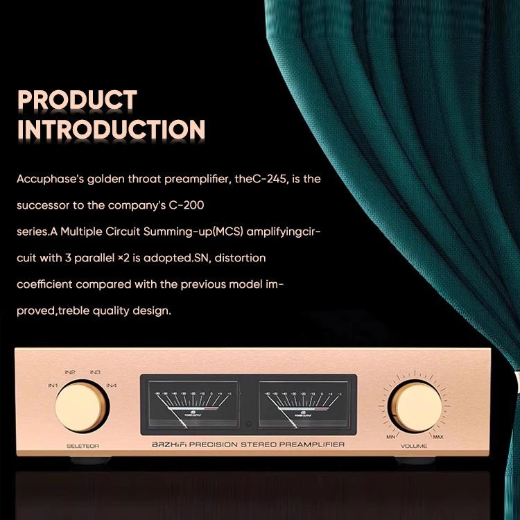 Préampli Hifi Clone Accuphase C245 - Entrées/sorties RCA/XLR - Classe A