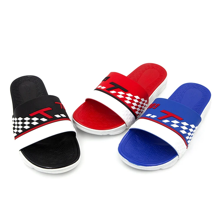 mens thick sole slippers