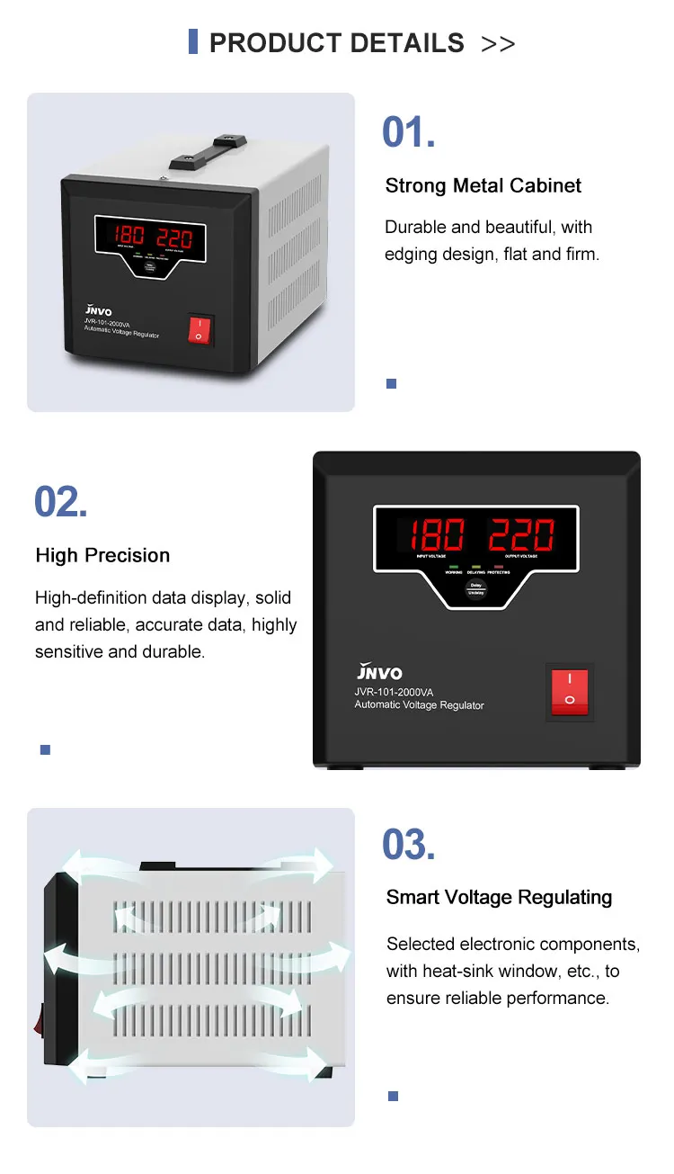 Hot selling Home Used Single Phase AVR automatic voltage stabilizer 230v