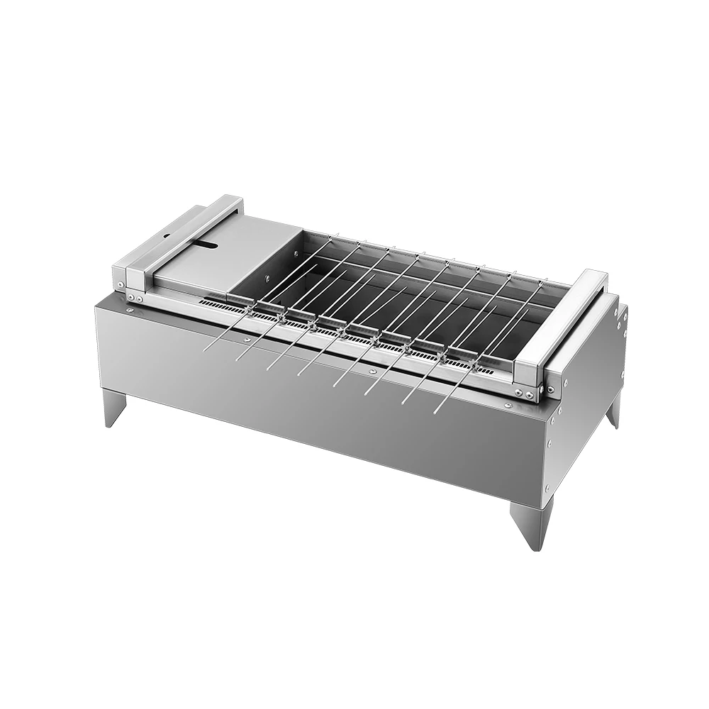 Commercial Rotary Yakitori Grill Machine Barbecue Chicken BBQ