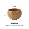 Coconut Shell Coffee Cup - Single Cup - Retro Yellow