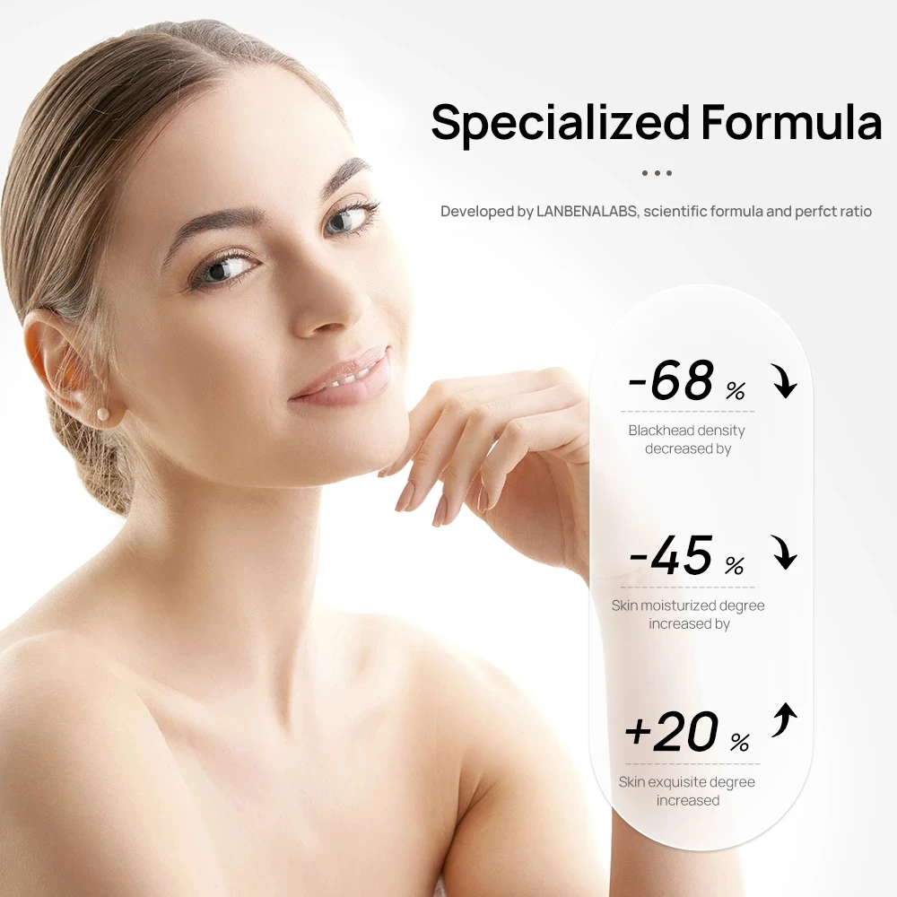 LANBENA Blackhead Remover Nose Stickers Face Masked Skin Care  Product Nose Pore Strips Stickers Acne Treatment  Lanbena Face K1