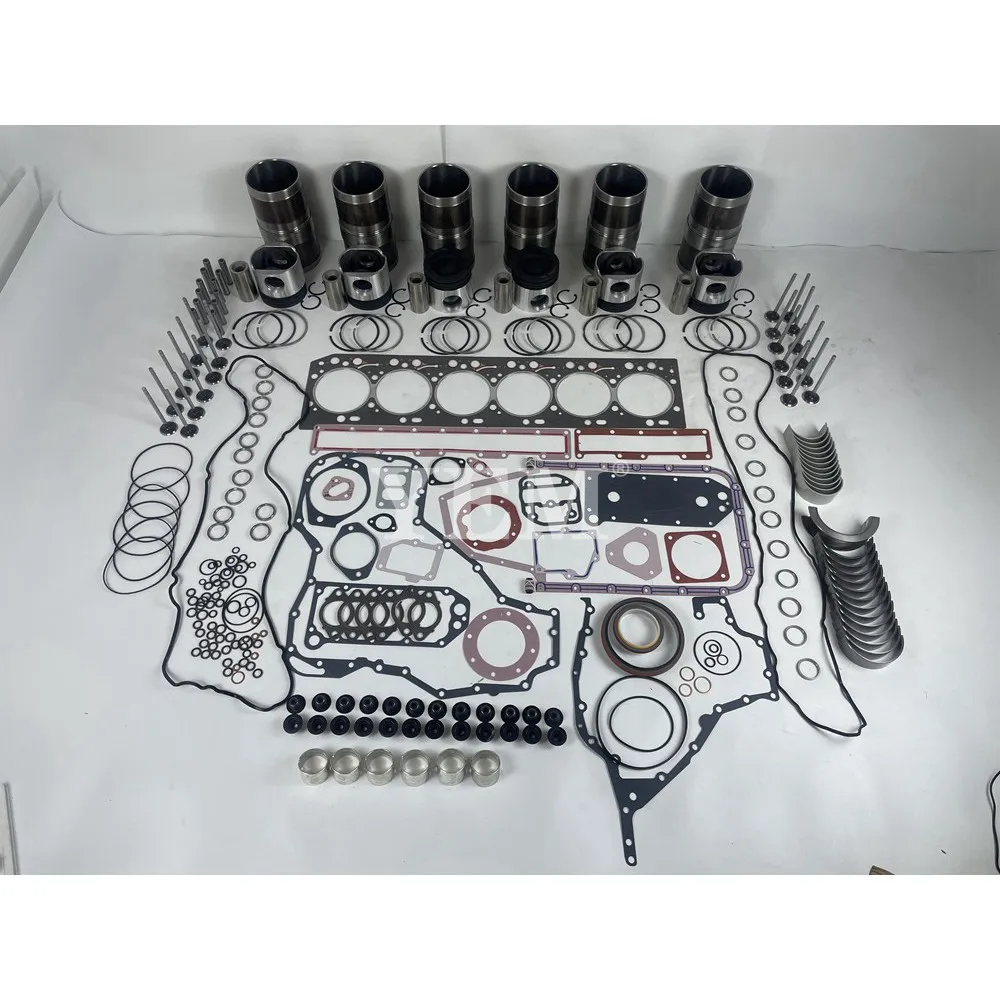 Overhaul Kit With Engine Valves Bearings Set Piston Ring Cylinder Gasket Liner Kit Fit for QSL9 Engine Replacement Parts