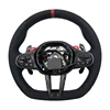 With heating+Alcantara+Leather+red Stripe+M Stitching