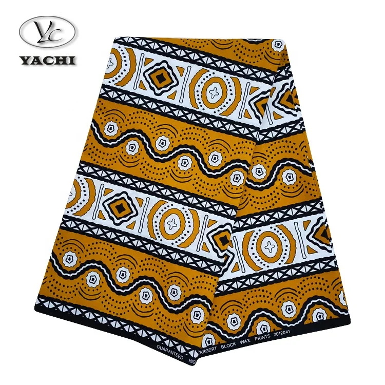 Yachitex Factory Supply African Veritable Ankara Wax Fabric Cotton Wax