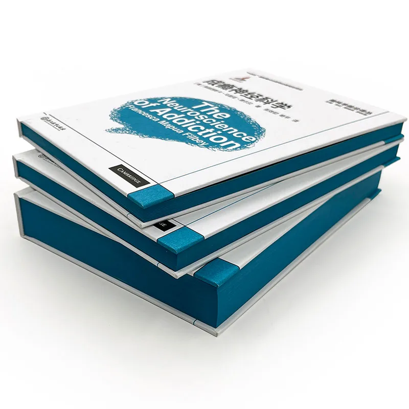 High Quality Hardcover Books Spray Edge Full Colour Offset Printing Film Lamination Customizable Hard Cover Cardboard Paperboard details