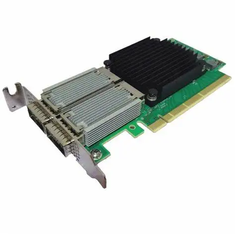 Mellanox MCX516A-CCHT ConnectX-5 Dual-Port SFP28 100G Ethernet Network Adapter with PCIe 3.0 x16 for Data Center Use