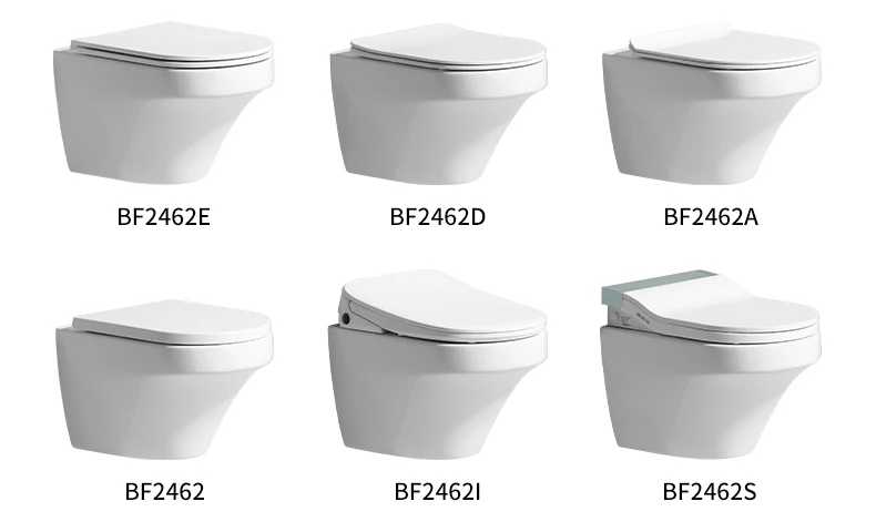 anti-stain stable and durable space-saving quiet and powerful flushing water efficiency ceramic wall hung toilet