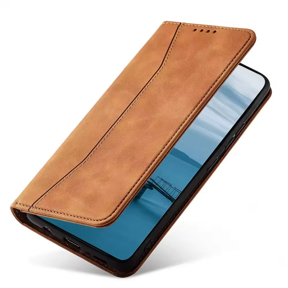 PU Leather Mobile Phone Case with Zipper Credit Card Wallet Holder Cell Phone Cover for iPhone 16 15 14 13 12