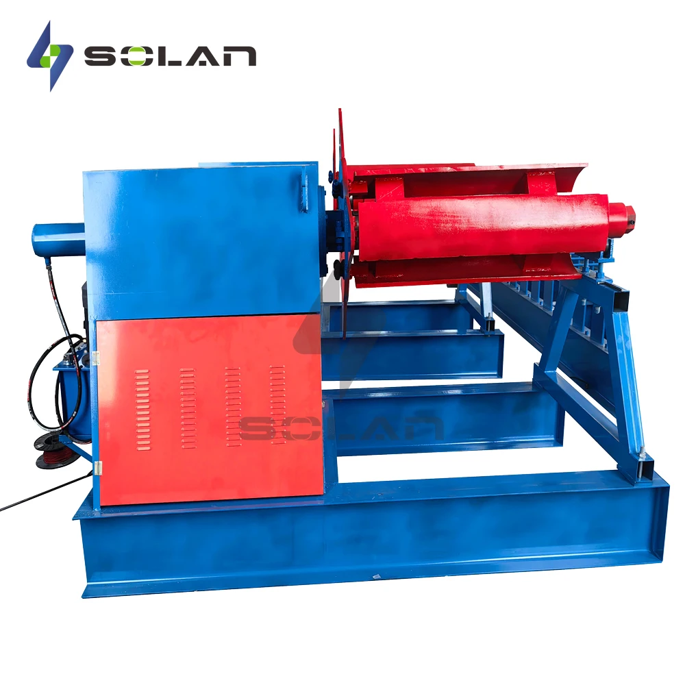 Factory Price Electrical Decoiler For Steel Coils Rolls Uncoiler With Power