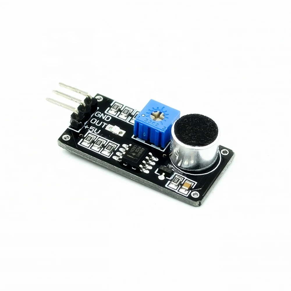 LM393 Sensitivity Control Potentiometer Sound Detection Sensor Module 4-6V 